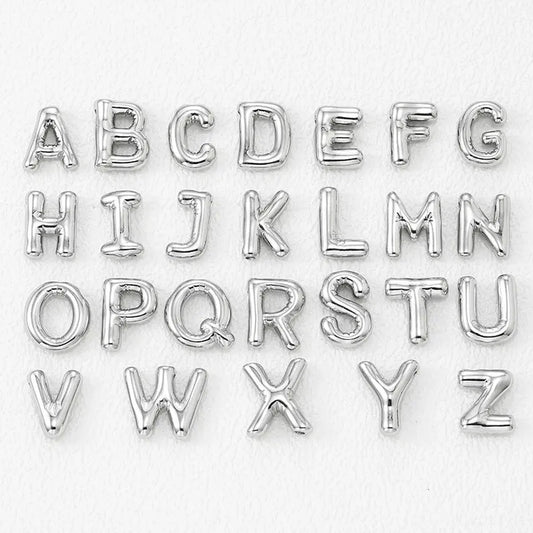Copper Bubble Letter A Pendant Necklace