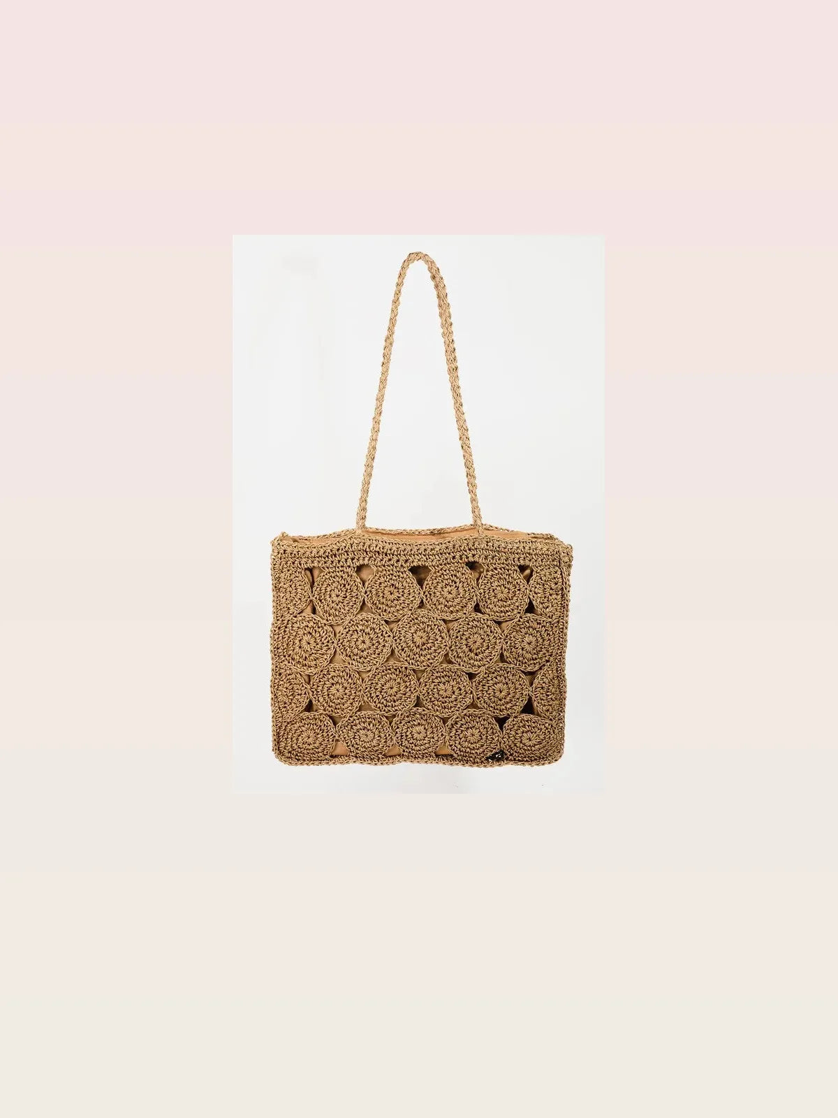 Square Braided Pattern Tote Bag