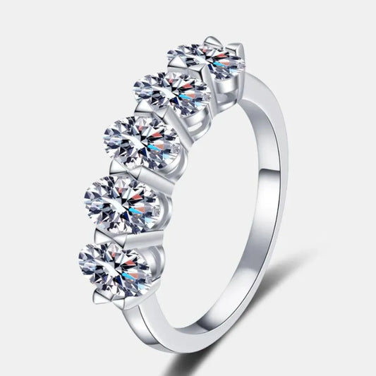 2.5 Carat Moissanite 925 Sterling Silver Ring