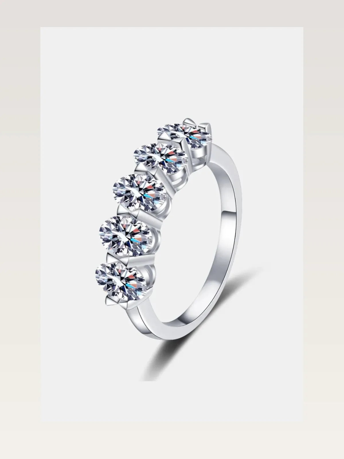 2.5 Carat Moissanite 925 Sterling Silver Ring