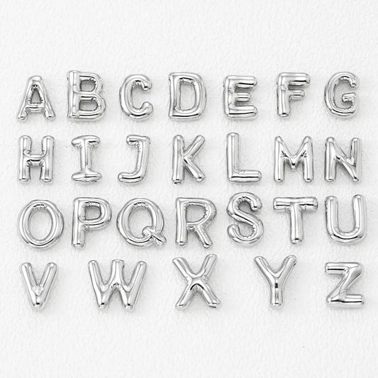 Copper Bubble Letter A Pendant Necklace
