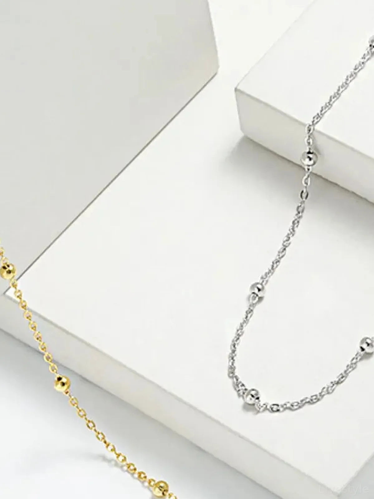 925 Sterling Silver Beaded Necklace