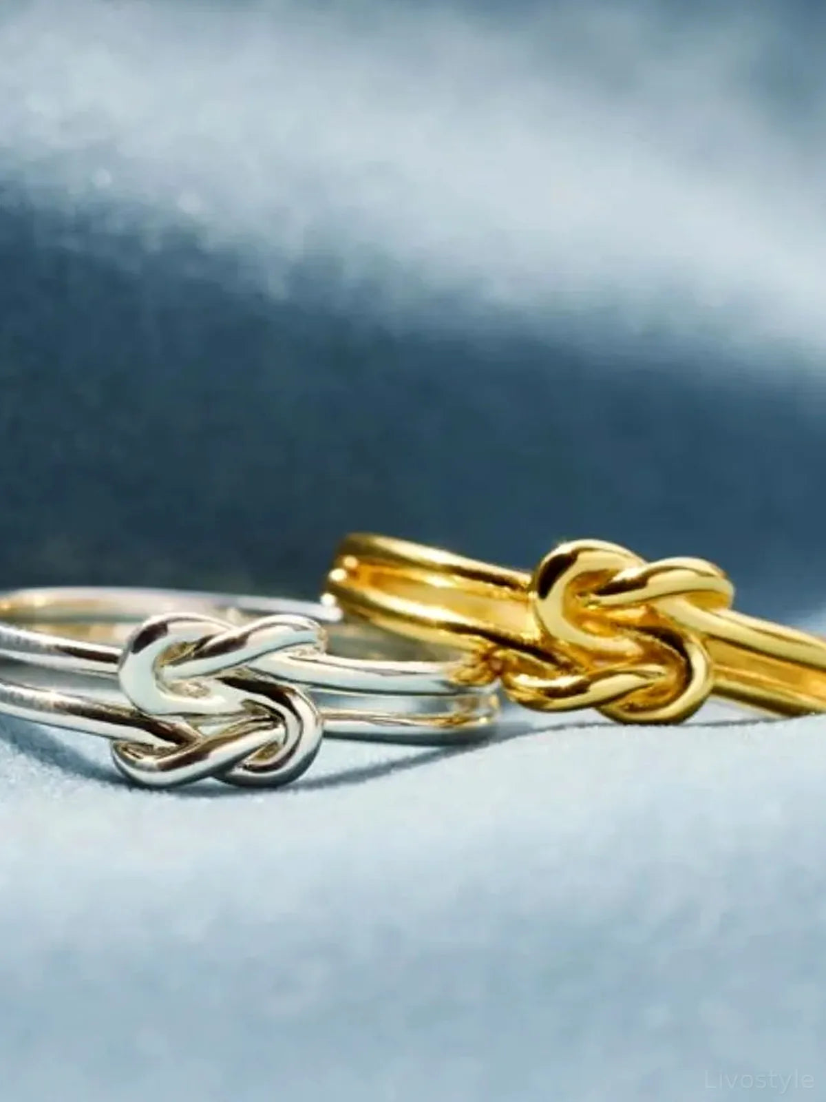 925 Sterling Silver Knotted Ring