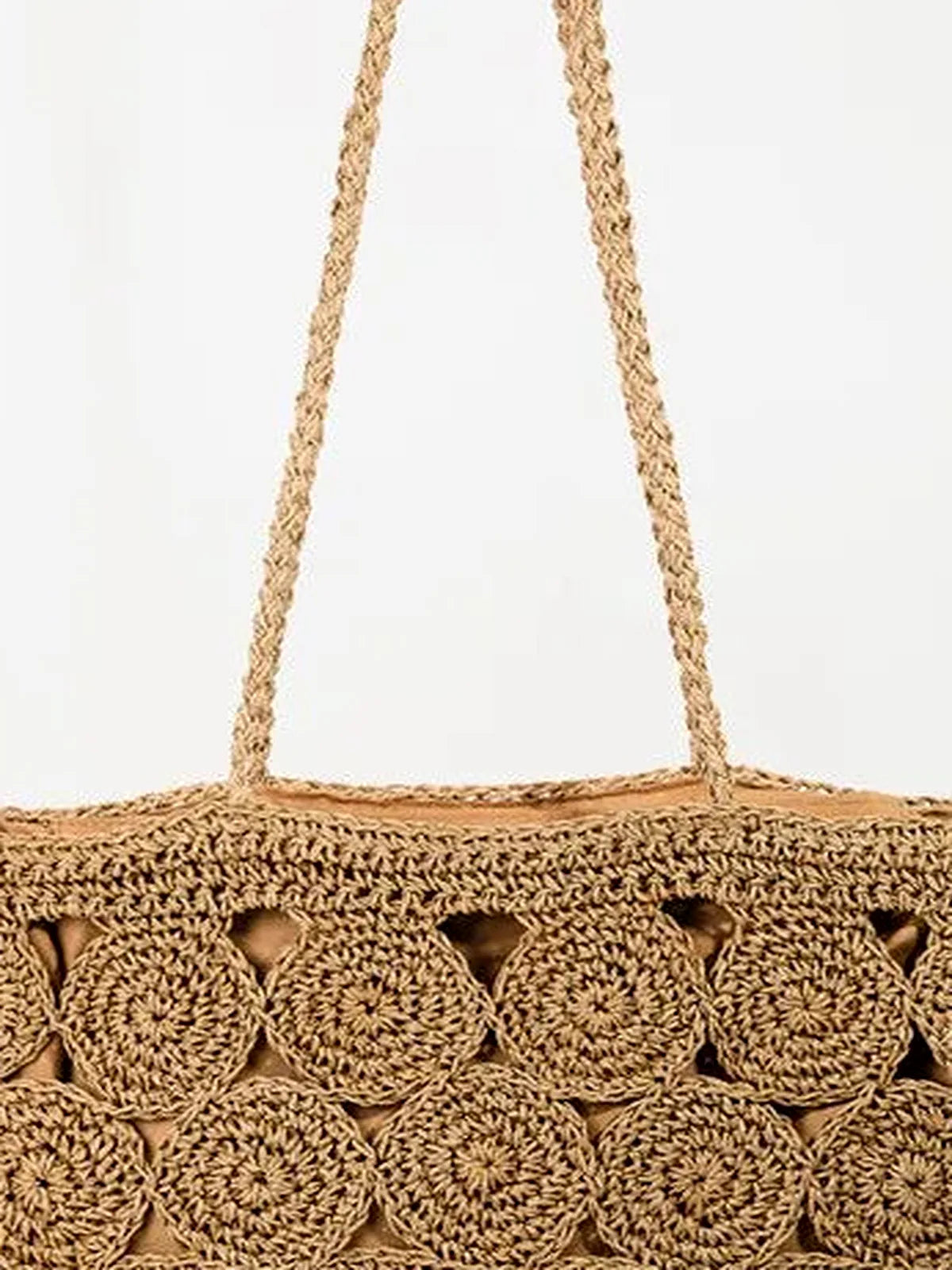 Square Braided Pattern Tote Bag
