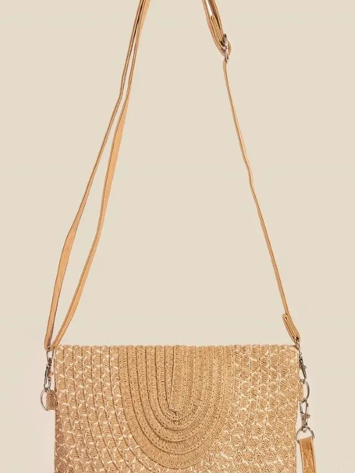 Tight Woven Envelope Clutch Bag