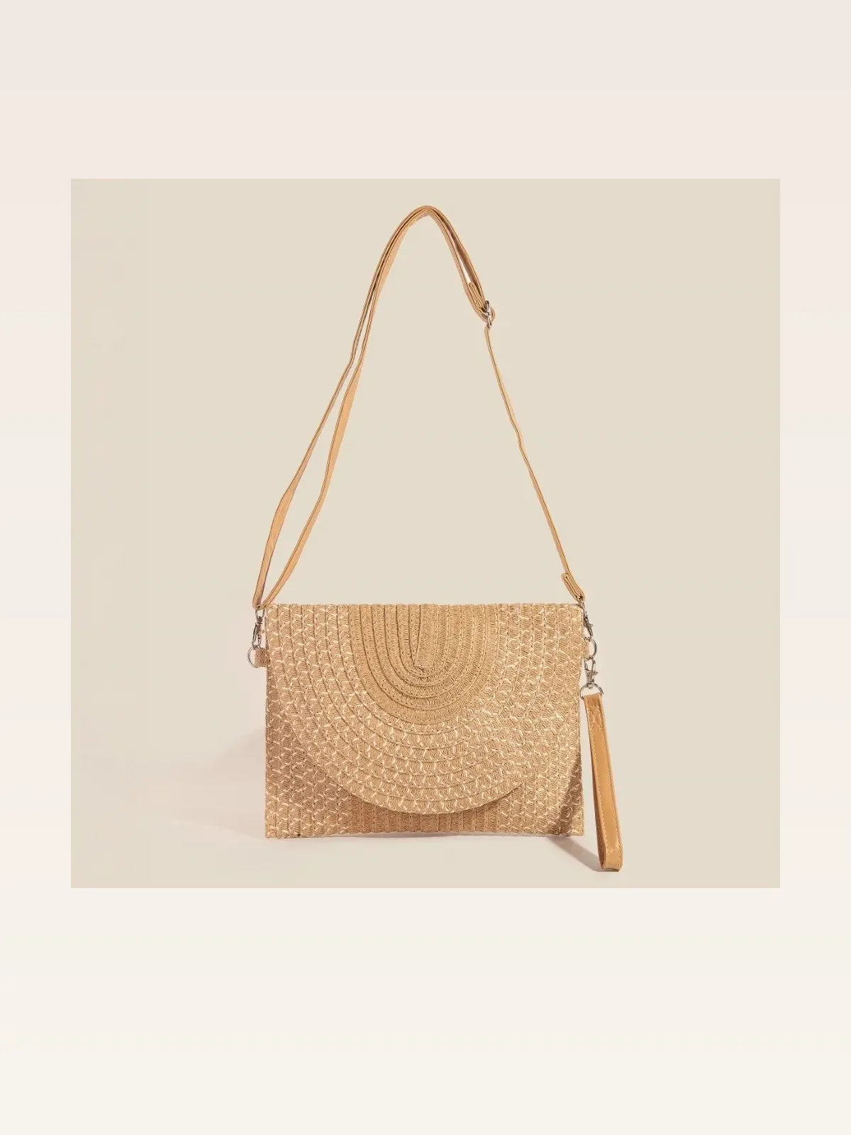 Tight Woven Envelope Clutch Bag