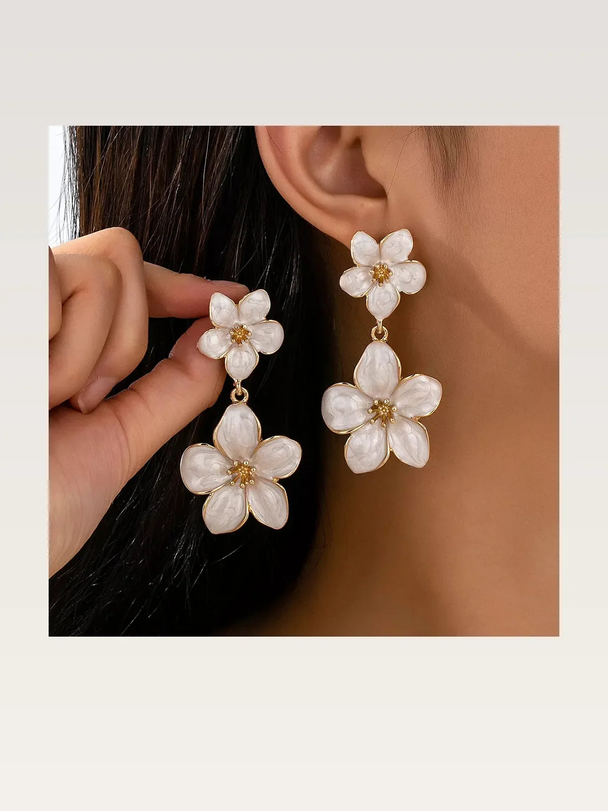 Flower Dangle Earrings