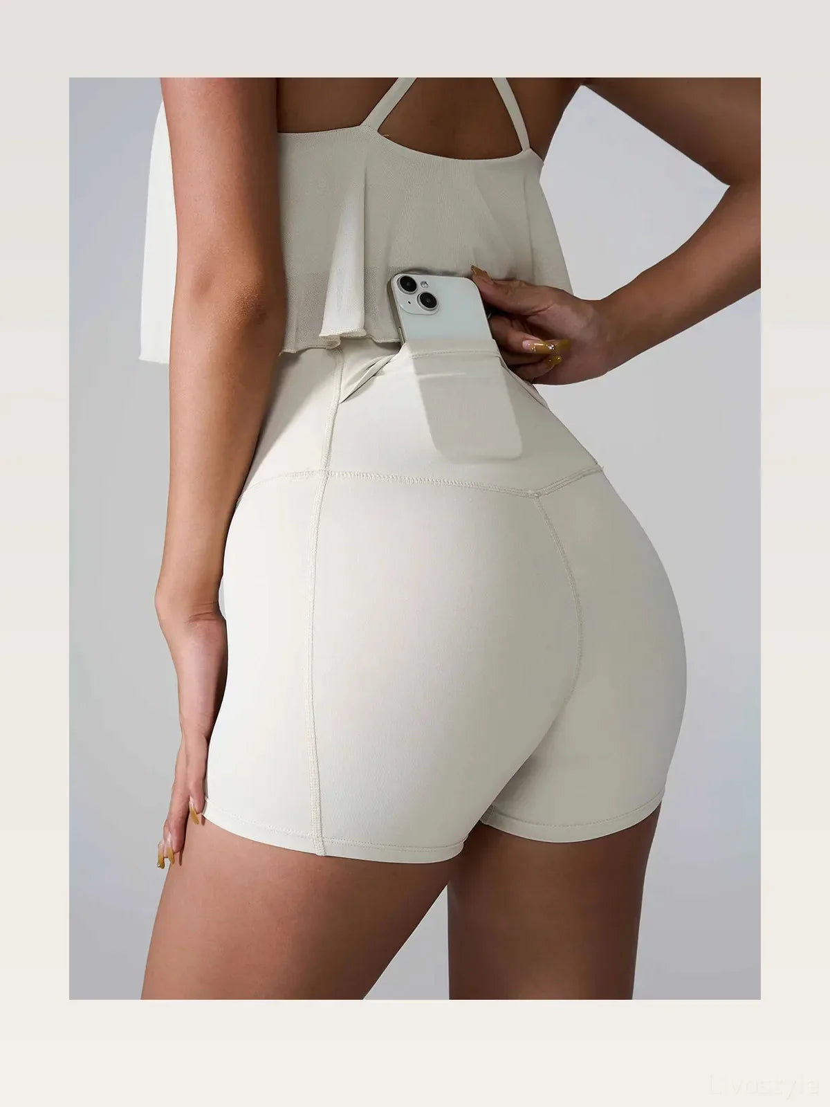 High Waist Active Shorts