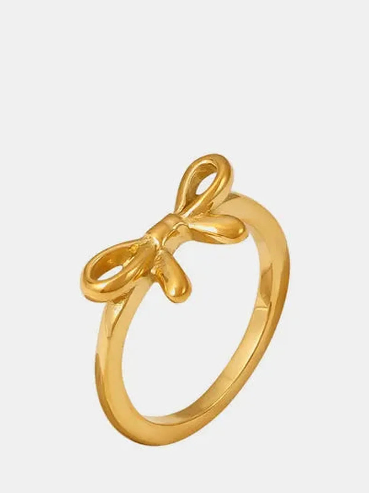 Stainless Steel Bow Ring
