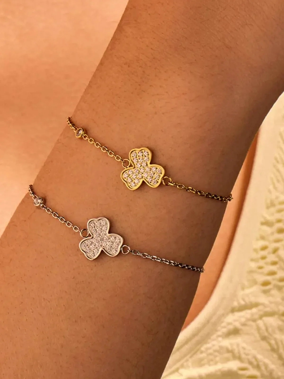 Stainless Steel Zircon Bracelet