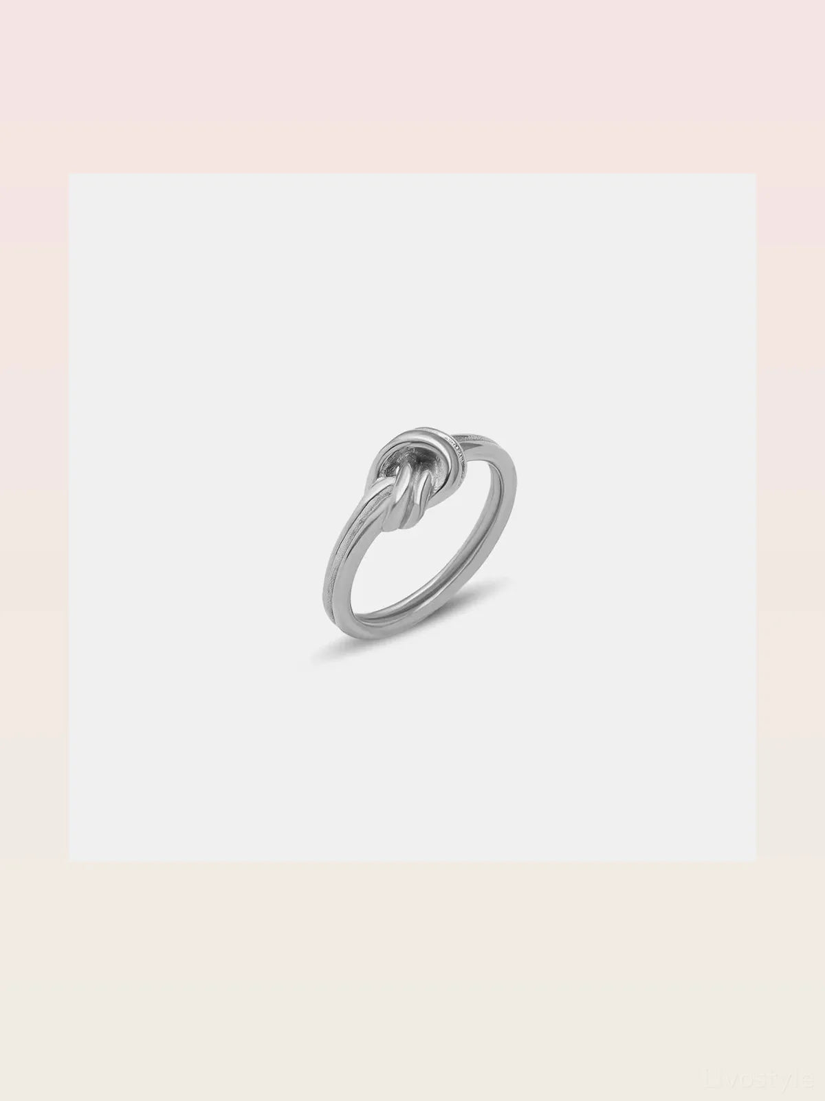 Titanium Steel Knot Ring